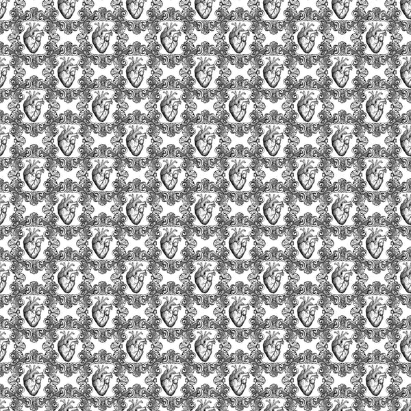 Black White Gothic Vinyl Pattern