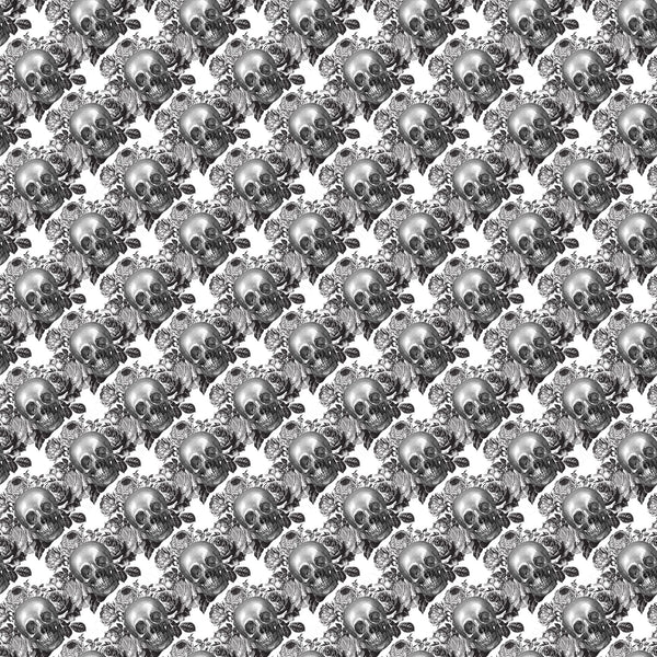Black White Gothic Vinyl Pattern