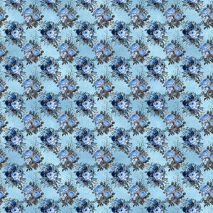 Blue Gothic Vinyl Pattern