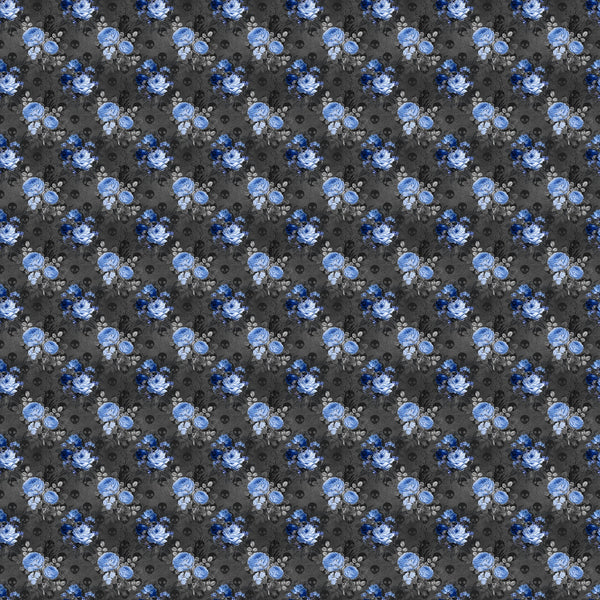 Blue Gothic Vinyl Pattern