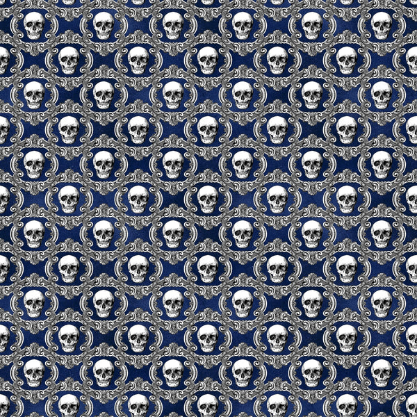 Blue Gothic Vinyl Pattern