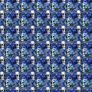 Blue Gothic Vinyl Pattern