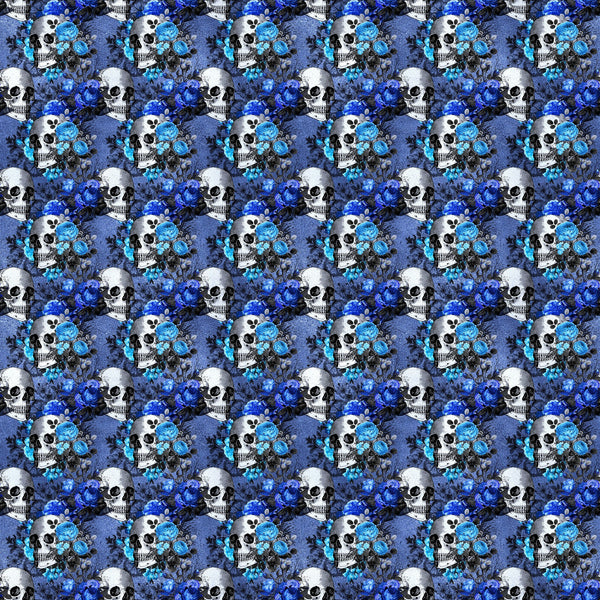 Blue Gothic Vinyl Pattern