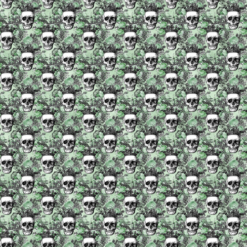 Green Gothic Vinyl Pattern
