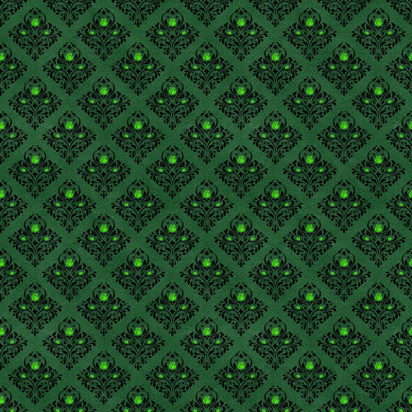 Green Gothic Vinyl Pattern
