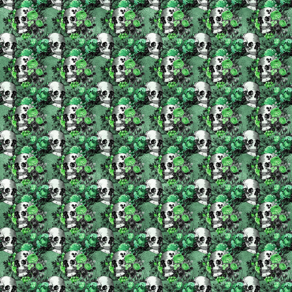 Green Gothic Vinyl Pattern