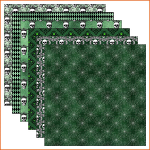 Green Gothic Vinyl Pattern
