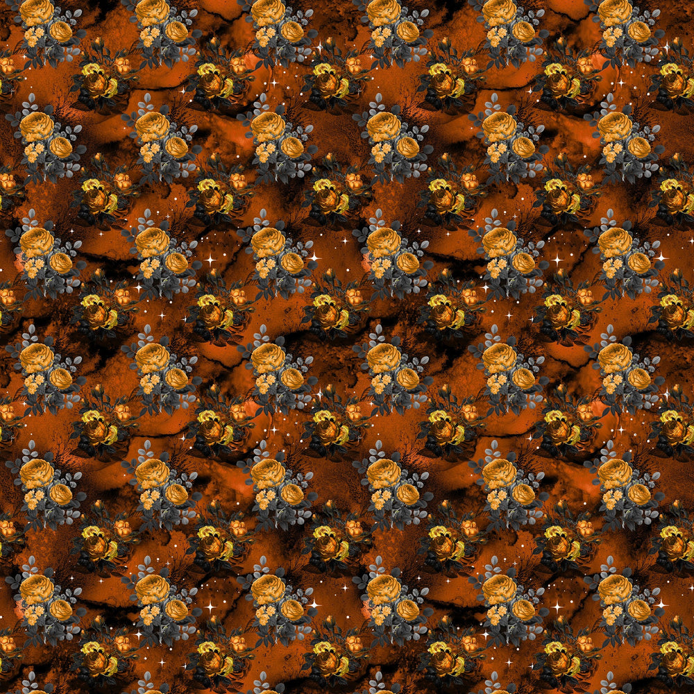 Orange Gothic Vinyl Pattern