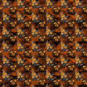 Orange Gothic Vinyl Pattern