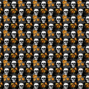 Orange Gothic Vinyl Pattern