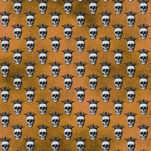 Orange Gothic Vinyl Pattern