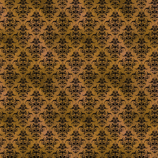 Orange Gothic Vinyl Pattern