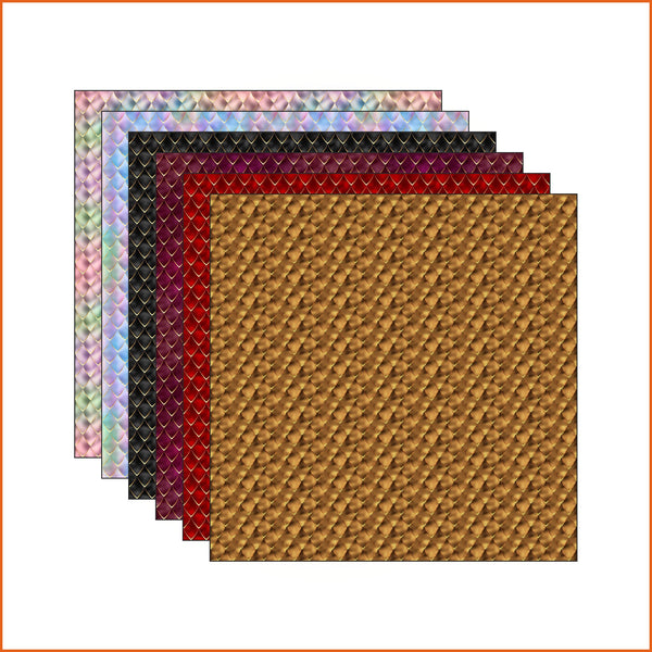 Pearlescent Dragon Scale Patterns 1 Vinyl Pattern