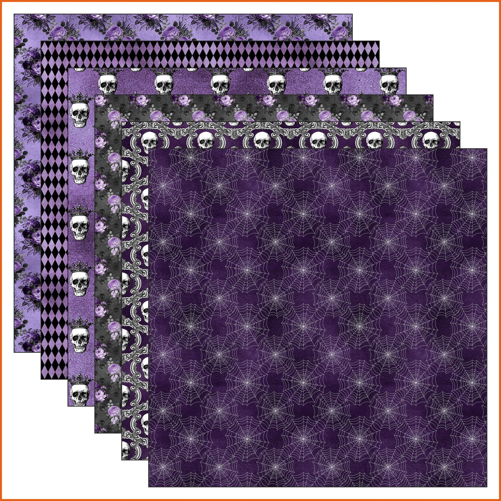Purple Gothic Vinyl Pattern