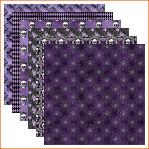 Purple Gothic Vinyl Pattern