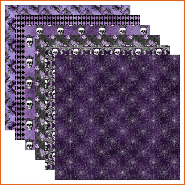 Purple Gothic Vinyl Pattern