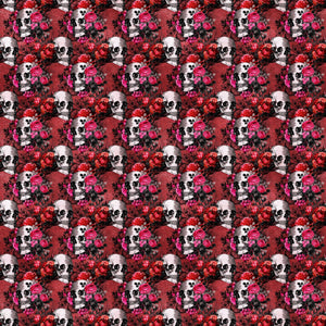 Red Gothic Vinyl Pattern