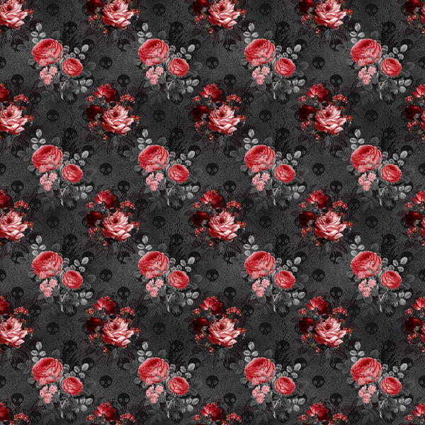 Red Gothic Vinyl Pattern