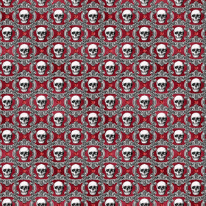 Red Gothic Vinyl Pattern