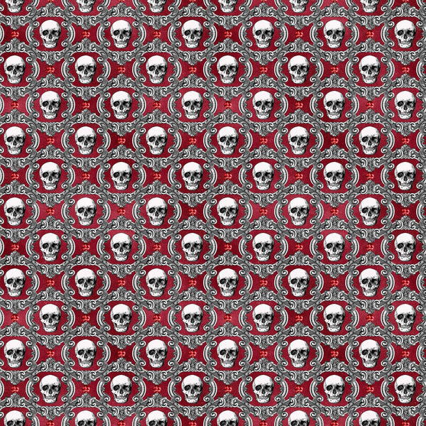 Red Gothic Vinyl Pattern
