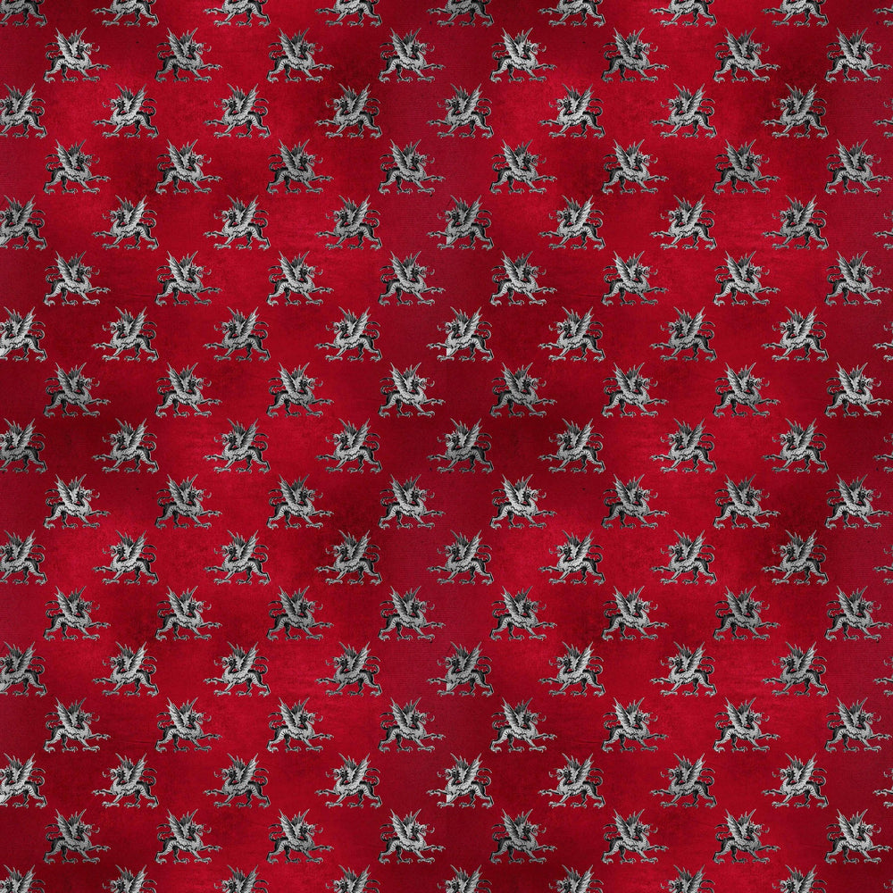 Red Gothic Vinyl Pattern