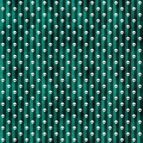 Teal Gothic Vinyl Pattern
