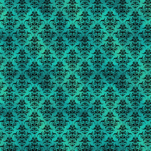Teal Gothic Vinyl Pattern