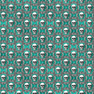 Teal Gothic Vinyl Pattern