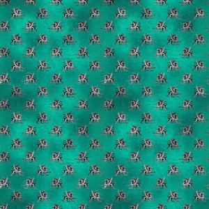 Teal Gothic Vinyl Pattern