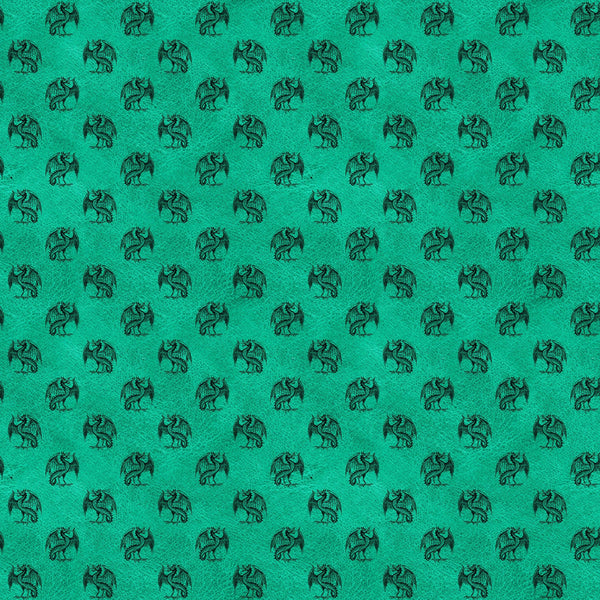 Teal Gothic Vinyl Pattern