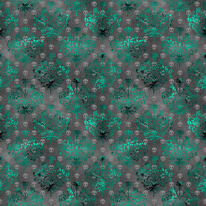 Teal Gothic Vinyl Pattern