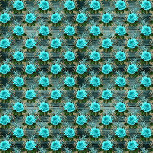 Rustic Teal Vinyl Pattern