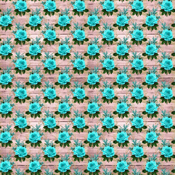 Rustic Teal Vinyl Pattern