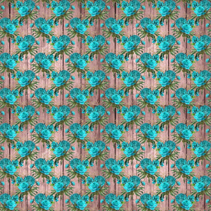 Rustic Teal Vinyl Pattern