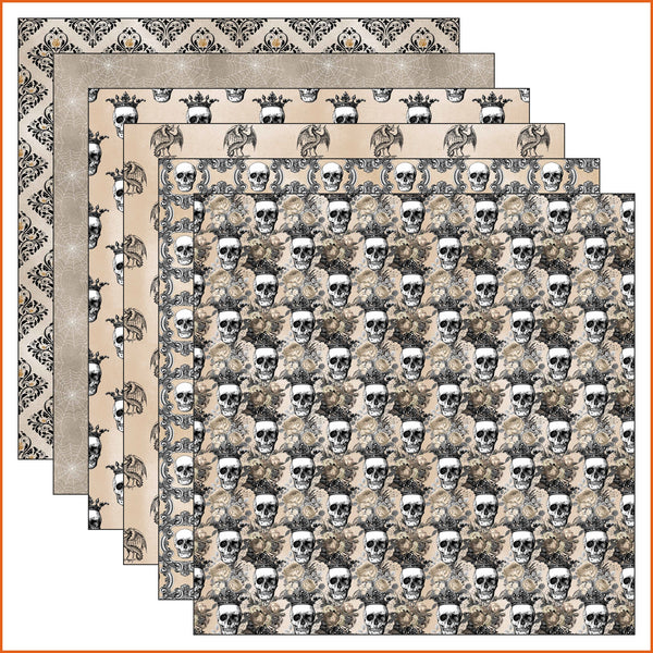 Vintage Gothic Vinyl Pattern