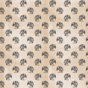 Vintage Gothic Vinyl Pattern