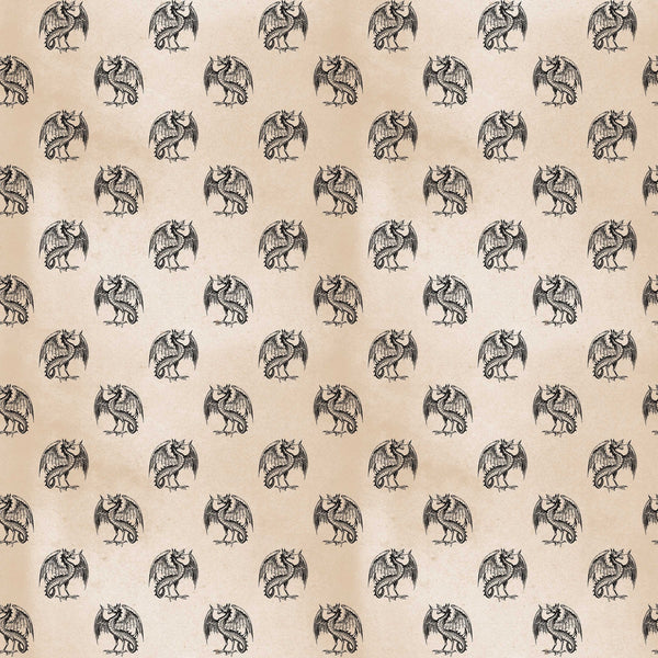 Vintage Gothic Vinyl Pattern