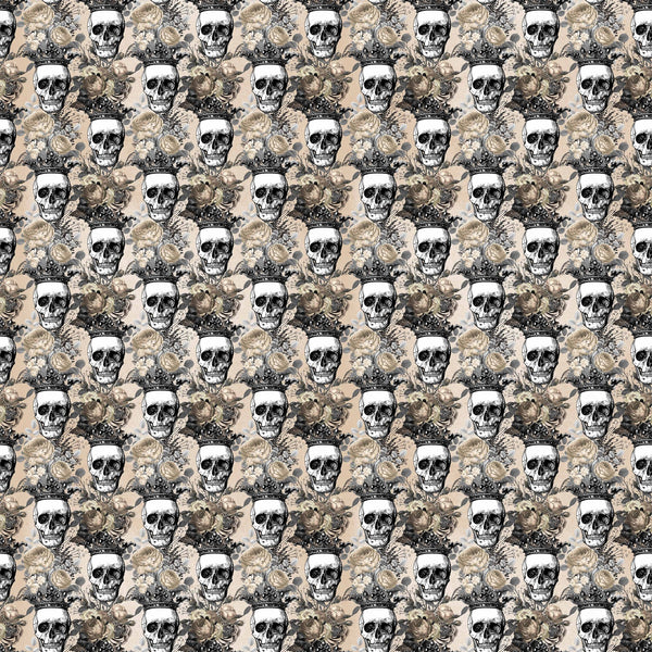 Vintage Gothic Vinyl Pattern