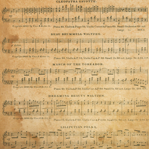 Vintage Music Vinyl Pattern