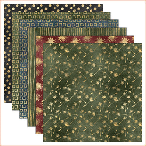 Rustic Gold Vinyl Pattern