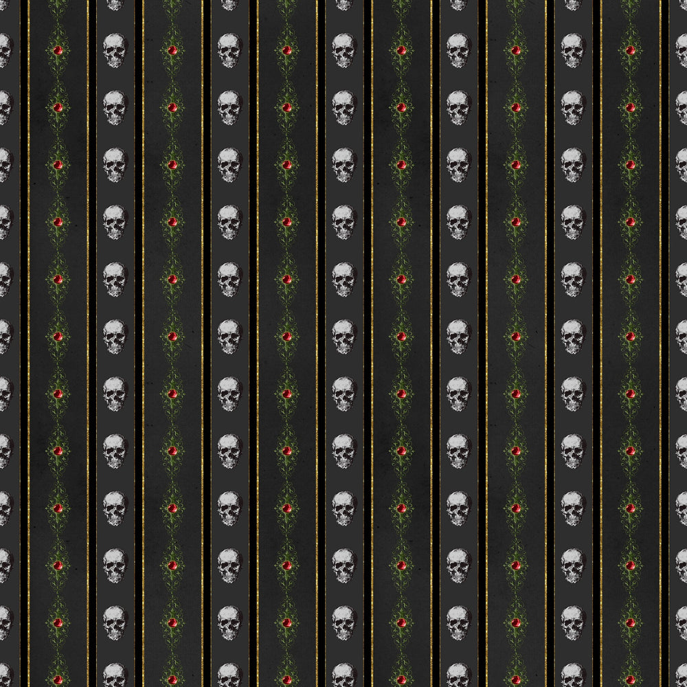 Gothic Christmas Vinyl Pattern