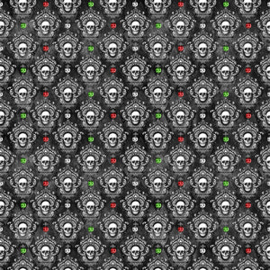 Gothic Christmas Vinyl Pattern