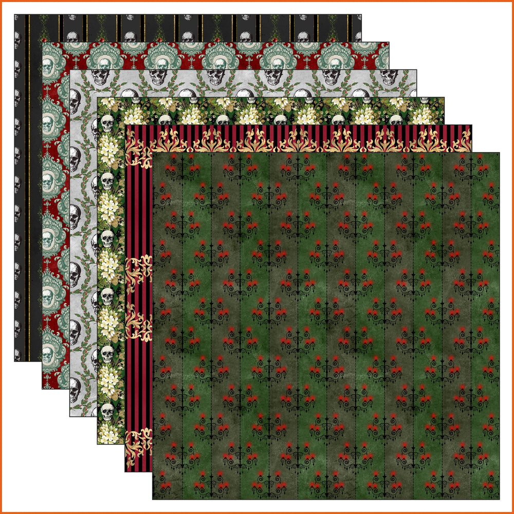 Gothic Christmas Vinyl Pattern
