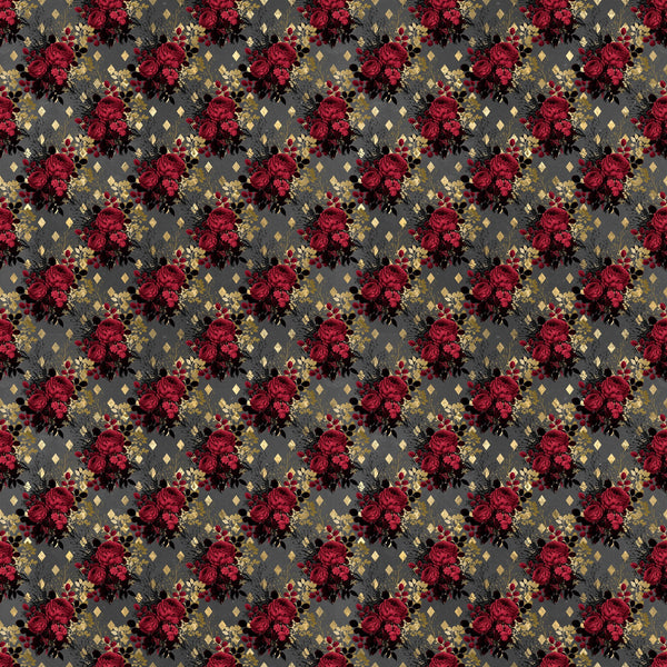 Gothic Christmas Vinyl Pattern