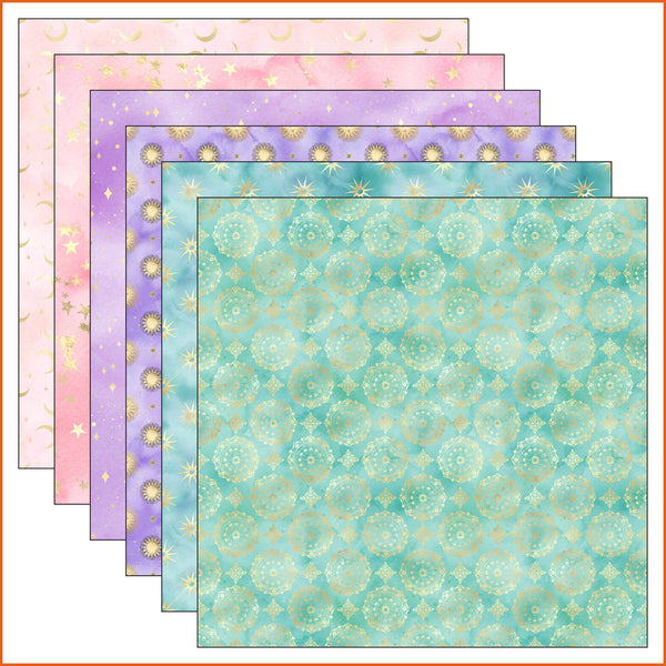 Gold Fantasy Vinyl Pattern