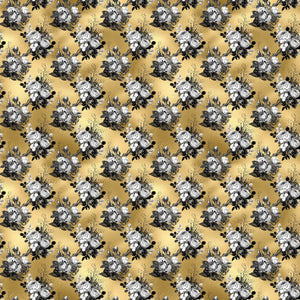 Gold Gothic Vinyl Pattern