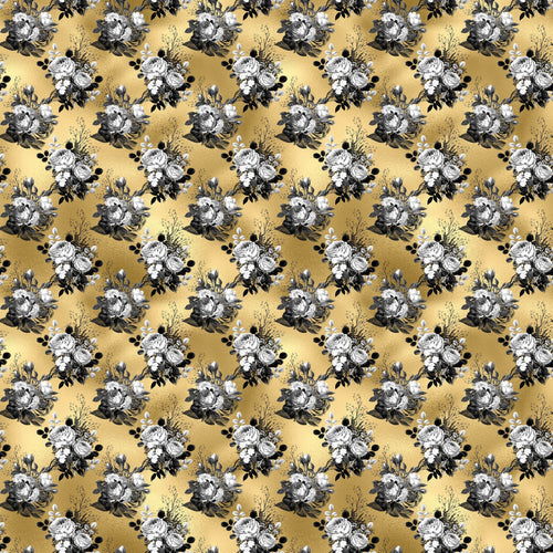 Gold Gothic Vinyl Pattern