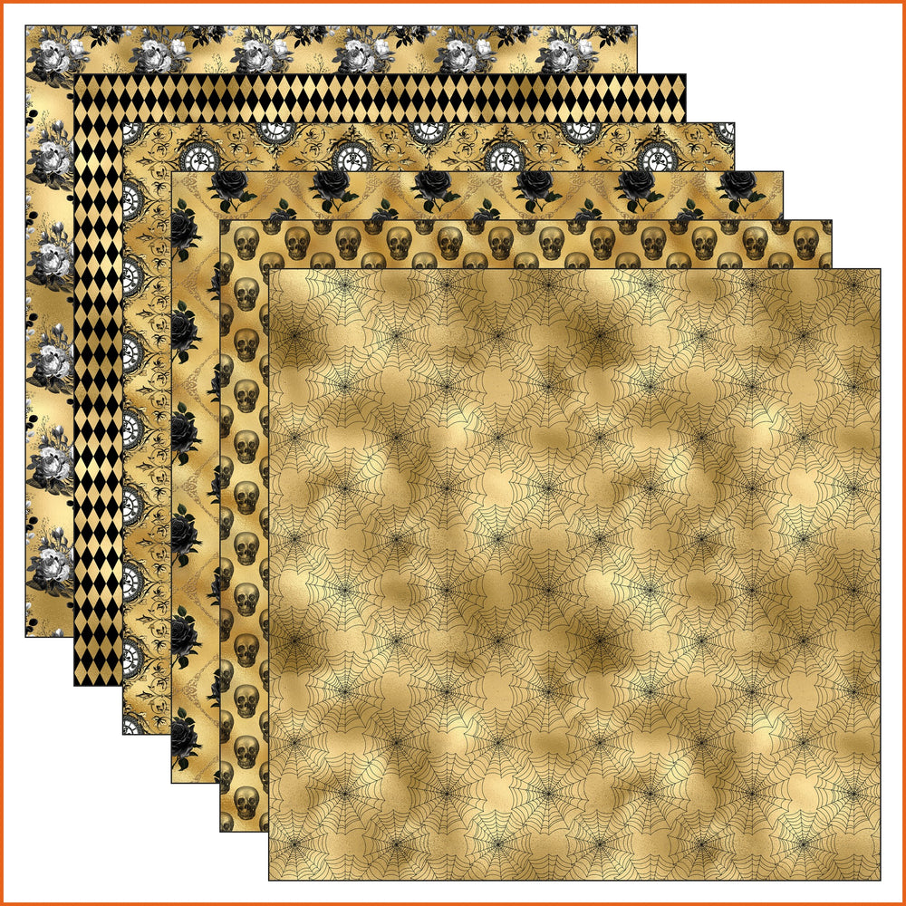 Gold Gothic Vinyl Pattern