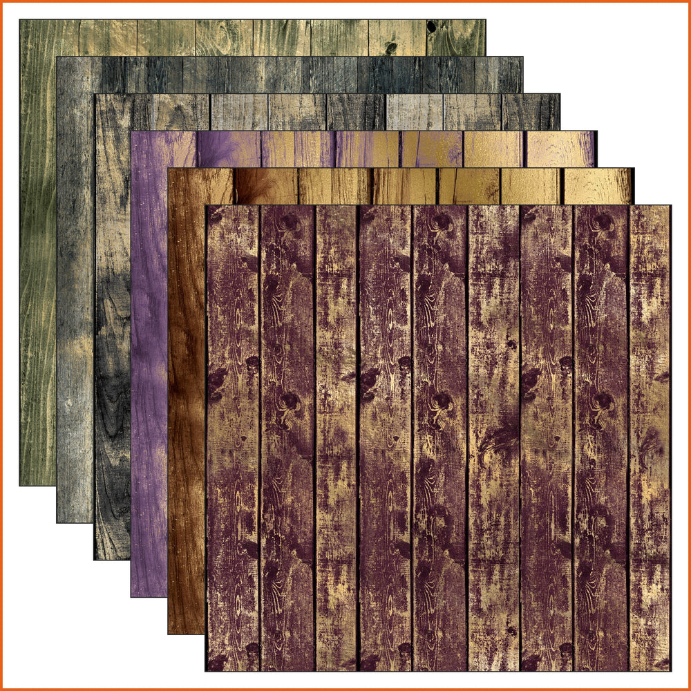 Gold Wood Vinyl Pattern