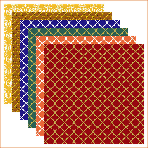 Metallic Patterns Mix 1 Vinyl Pattern